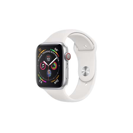 Apple Watch Series 4 GPS + Cellular, 44mm Stainless Steel Case