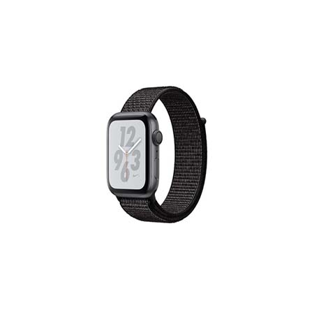 Apple Watch Nike+ Series 4 GPS, 40mm Space Grey Aluminium Case with Black Nike Sport Loop
