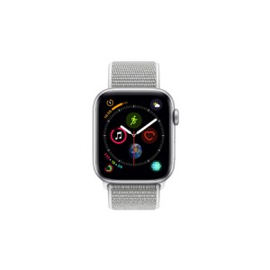 Apple Watch Nike+ Series 4 GPS + Cellular, 44mm Silver Aluminium Case with Pure Platinum/Black Nike