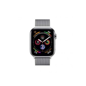 Apple Watch Series 4 GPS + Cellular, 40mm Stainless Steel Case with Milanese Loop