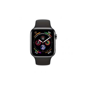 Apple Watch Series 4 GPS + Cellular, 40mm Space Black Stainless Steel Case with Black Sport Band