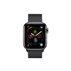 Apple Watch Series 4 GPS + Cellular, 40mm Space Black Stainless Steel Case with Space Black Milanese