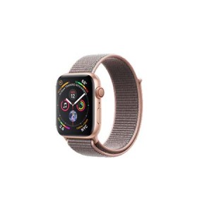 Apple Watch Series 4 GPS + Cellular, 44mm Gold Aluminium Case with Pink Sand Sport Band