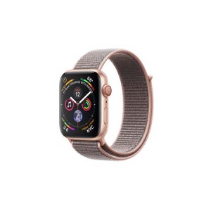 Apple Watch Series 4 GPS + Cellular, 44mm Gold Aluminium Case with Pink Sand Sport Loop