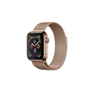 Apple Watch Series 4 GPS + Cellular, 44mm Gold Stainless Steel Case with Gold Milanese Loop