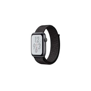 Apple Watch Nike+ Series 4 GPS, 44mm Space Grey Aluminium Case with Black Nike Sport Loop